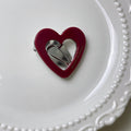 Trendy Hollow Heart Acetate Hair Clips 6W6HCP1208