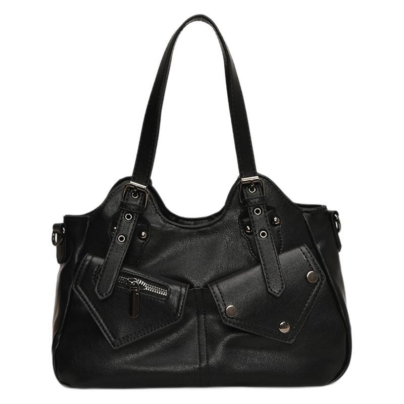 Retro Studded Shoulder Bag - DippedShop Wholesale - #5523