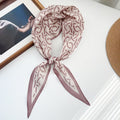 Trendy Flower Print Cotton Neckerchief Head Scarf MK2BW6W6NSI12