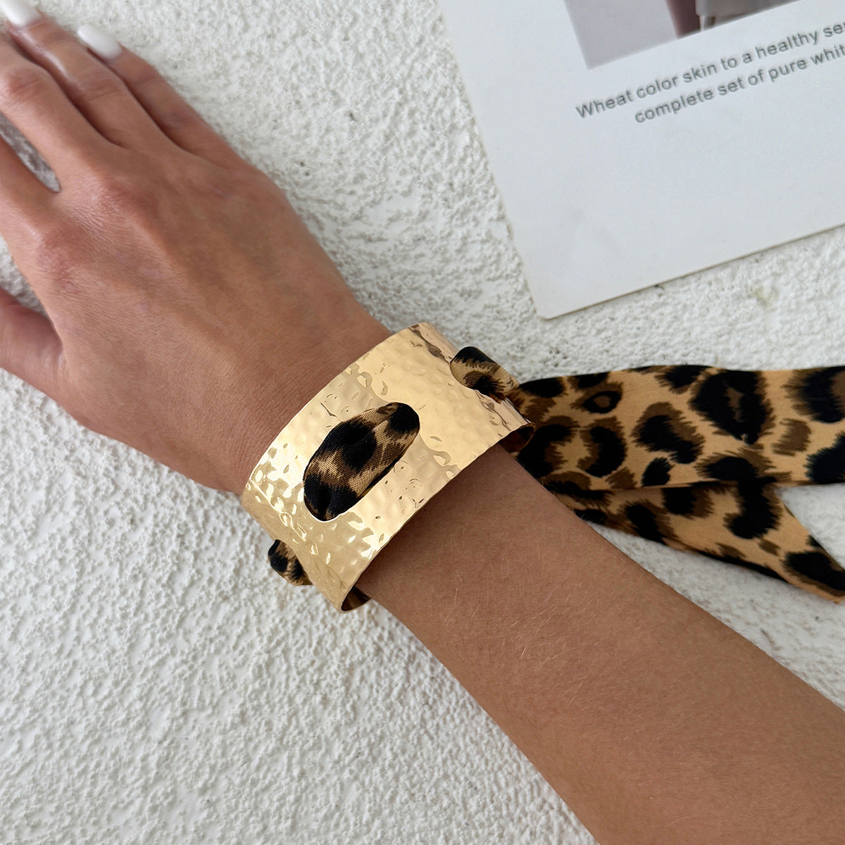 Trendy Gold Plated Leopard Pri - DippedShop Wholesale - #1427