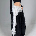 Asymmetrical Layered Wrap Skirt - DippedShop Wholesale - #2675