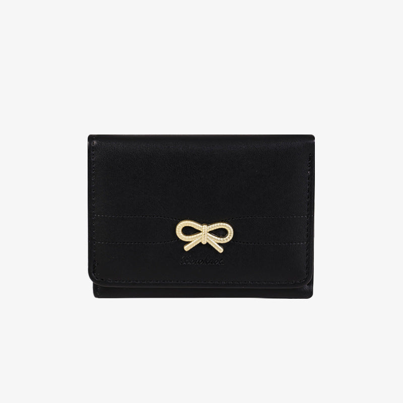 Cute Bow Knot Trifold Credit Card Wallet 6S10BWB92