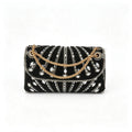 Trendy Sparkly Rhinestone Pearl Hanbag Evening Purse 6W10BBG1974