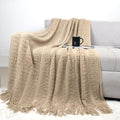 Cable Knit Sofa Blanket - DippedShop Wholesale - #0675
