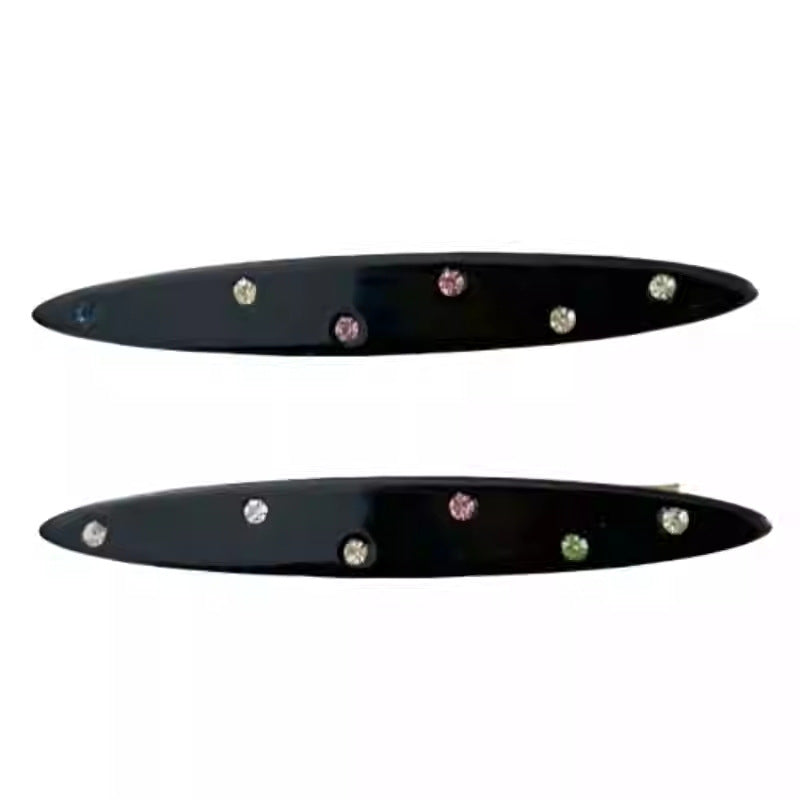 Colorful Dot Rhinestone Hair Clip - DippedShop Wholesale - #7555
