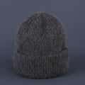 Simple Solid Warm Cuffed Ribbed Knit Beanie 6W6HAT687