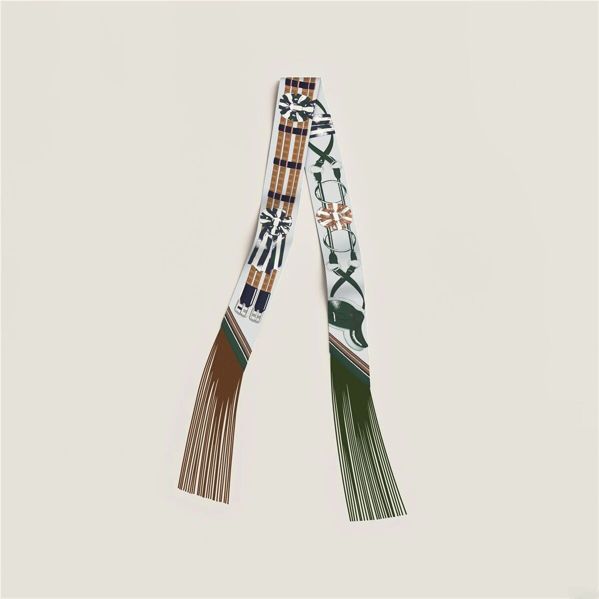 Color Block Silk Scarf - DippedShop Wholesale - #1555
