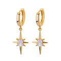 Gold Plated Star Stud Earrings - DippedShop Wholesale - #0195