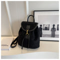 Solid Color Large Capacity Flap Backpack 6S10BBG1436