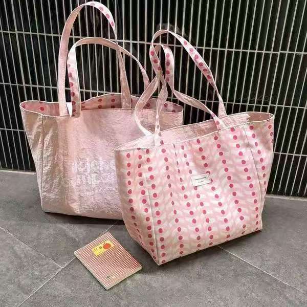 Creative Plaid Letters Print Reversible Tote Bag MK2BLW6W10BBG582