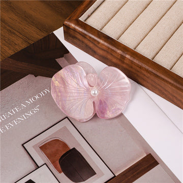 Colorful Moth Orchid Acetate Hair Clip DP25B970
