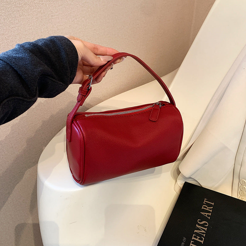 Minimalist Solid Color PU Handbag Crossbody Bag 6W10BBG1891