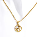 Gold Plated Zodiac Pendant Necklace - DippedShop Wholesale - #7715