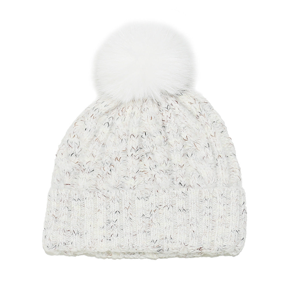 Cute Plush Pom-Pom Warm Knit Beanie Hat 6W6HAT633