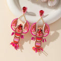 Sequin Beaded Lobster Earrings - DippedShop Wholesale - #6435