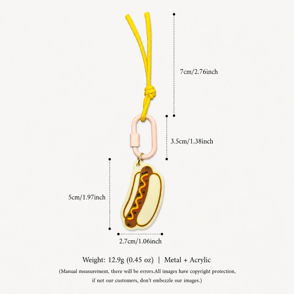 Funny Cake Pendant Keychain Bag Charm 6W10BBC342