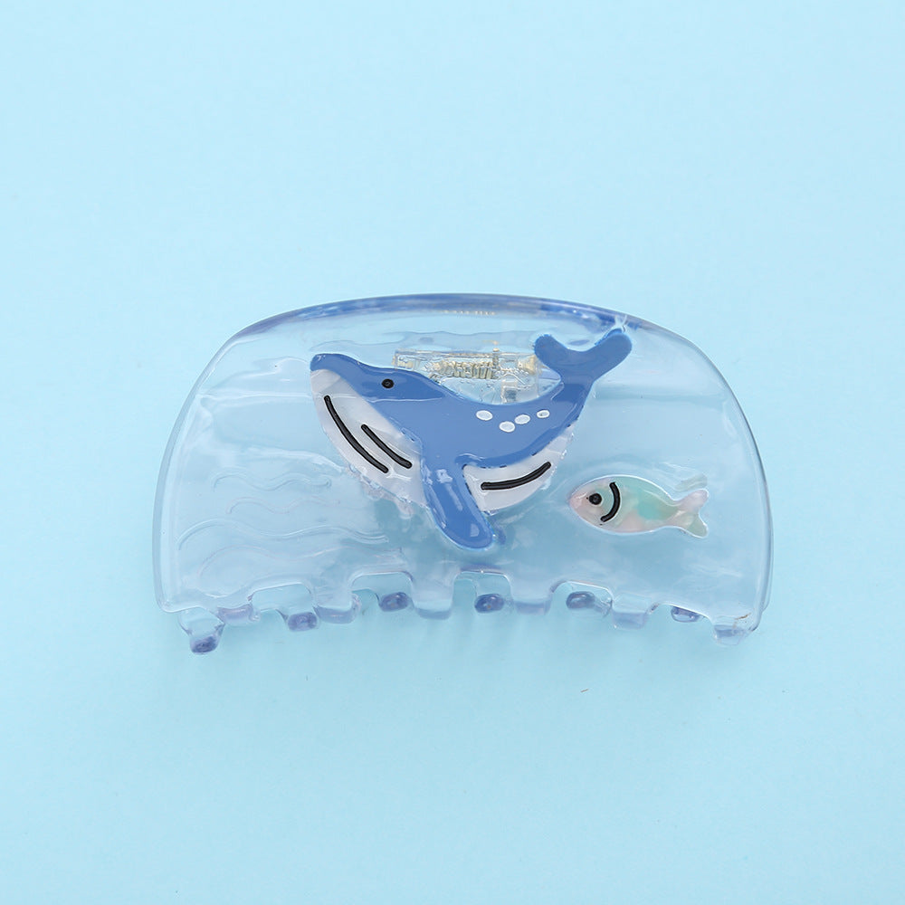 Creative Ocean Style Animal Acetate Hair Claw 8AS6HCP263T