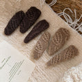 Crochet Snap Hair Pin - DippedShop Wholesale - #0579