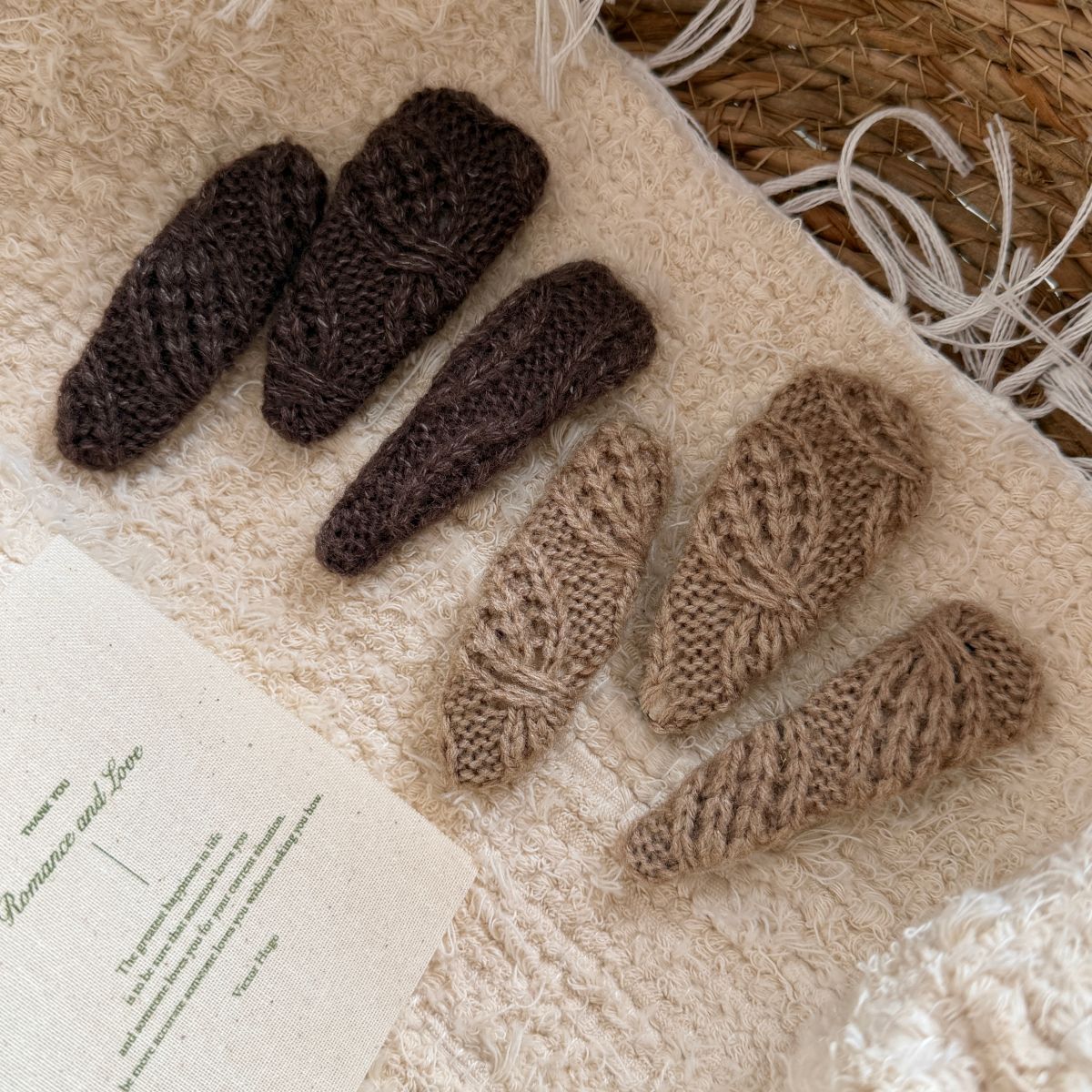 Crochet Snap Hair Pin - DippedShop Wholesale - #0579