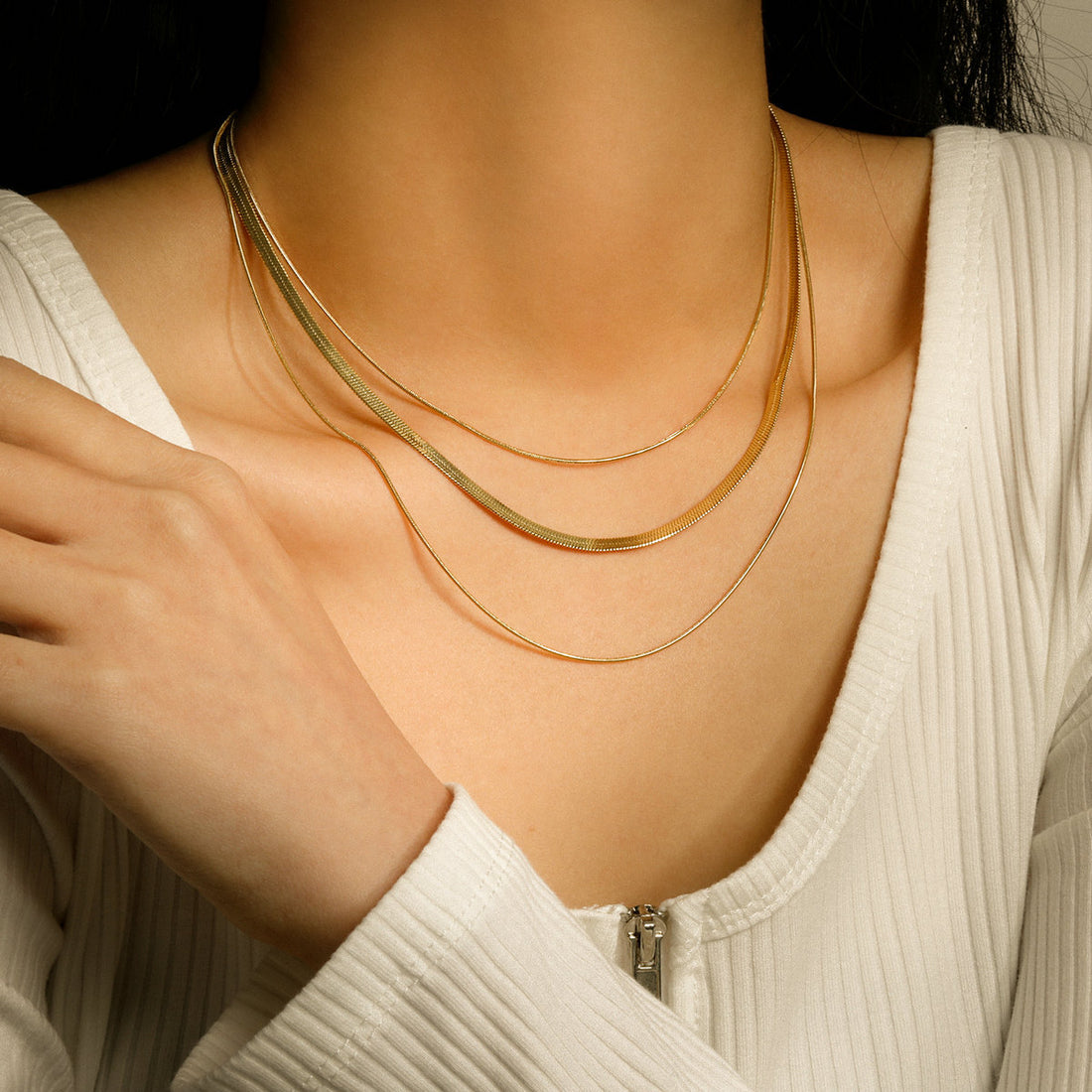 Vintage Simple Layered Necklace DPJN0808