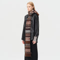 Vintage Boho Style Jacquard Knit Scarf 6W6NSW264