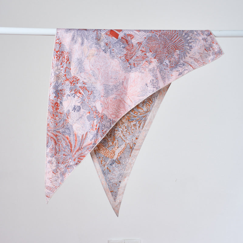 Reversible Flower Scarf - DippedShop Wholesale - #2291