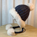 Faux Fur Pom Knit Beanie - DippedShop Wholesale - #6691