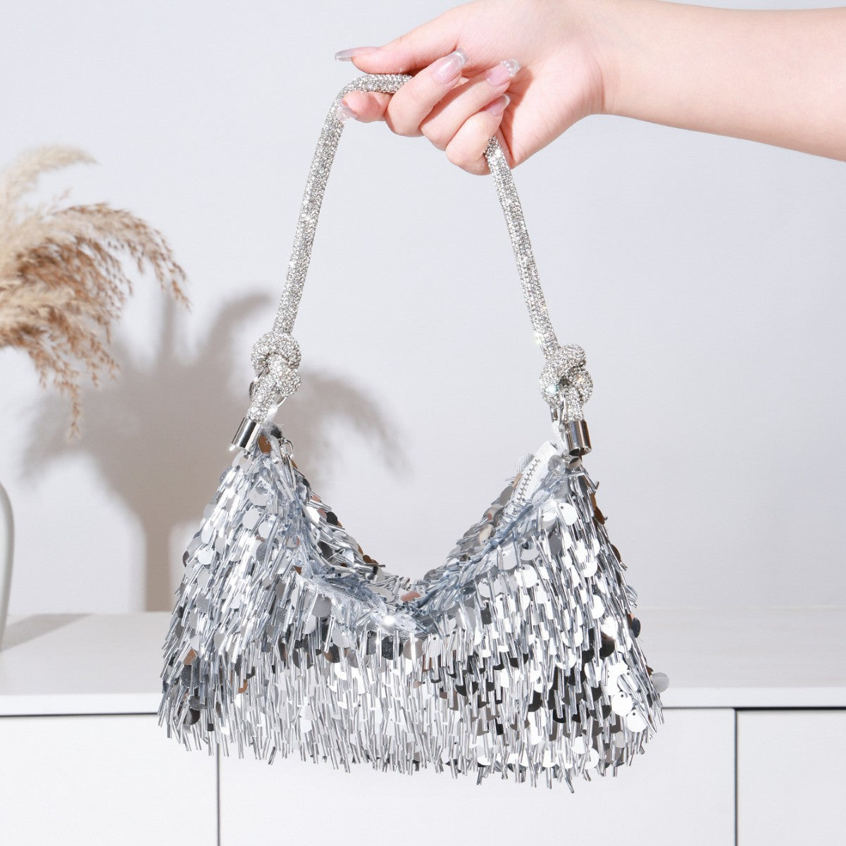 Sparkly Sequin Evening Clutch - DippedShop Wholesale - #9315