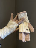 Touchscreen Thermal Knit Gloves - DippedShop Wholesale - #9731