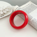 Trendy Geometric Resin Round W - DippedShop Wholesale - #3555