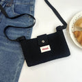 Simple Solid Color Knit Crossbody - DippedShop Wholesale - #8835