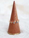 Trendy Gold Plated Colorful Zi - DippedShop Wholesale - #9811