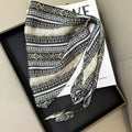 Floral Print Silk Scarf - DippedShop Wholesale - #0819