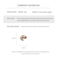 Elegant Cubic Zirconia Knot Pearl Open Ring 6W6JRG366