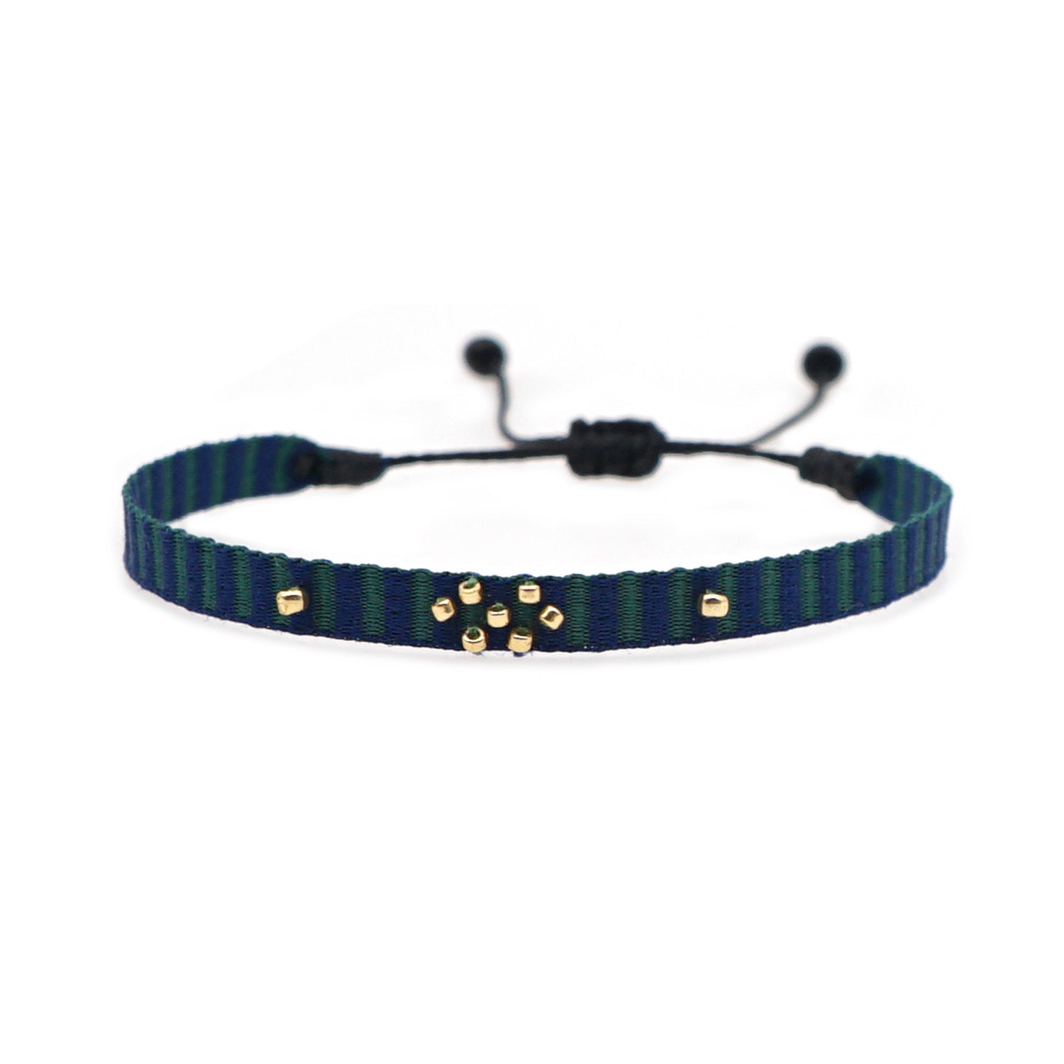 Handmade Seed Bead Braided Adjustable Bracelet 6W6JBR475