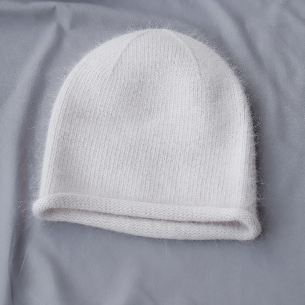 Cute Bowknot Pendant Angora Knit Beanie 6W6HAT706