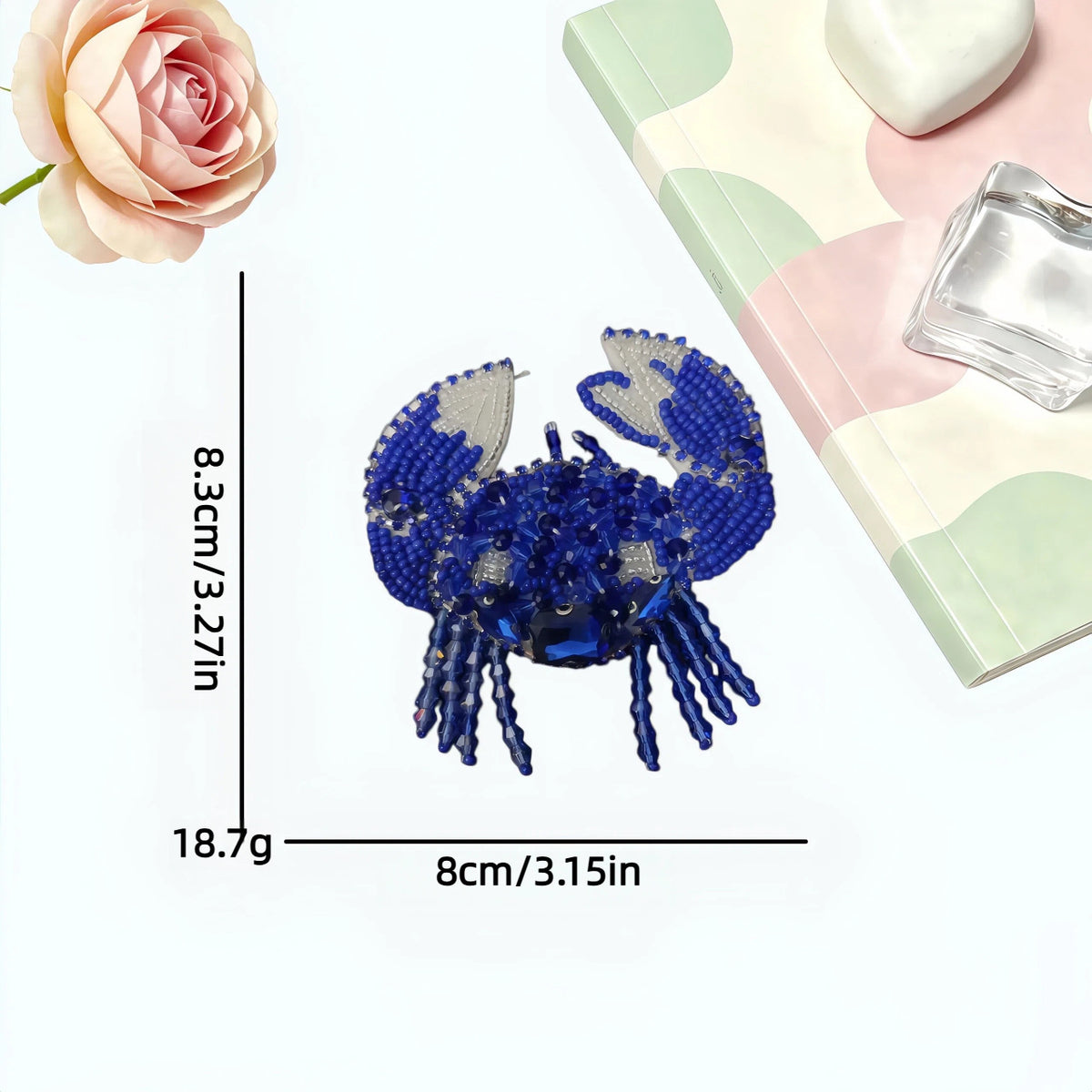 Creative Handmade Beads Jellyfish Bag Charm 6W10BBC799