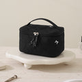 Simple Solid Color Quilt Shell Cosmetic Bag 6S5CO121