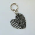 Stylish Love Heart Shape Glitter Hair Combs MK2BLM6C5CB71