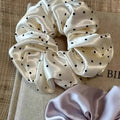Stylish Polka Dots Print Hair Scrunchies 6W6HSR339