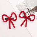 Cute Solid Color Bow Knot Hair Clip 6W6HPN99