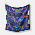 Abstract Silk Square Scarf - DippedShop Wholesale - #7123