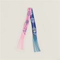 Fresh Color Block Persimmon Print Silk Scarf 6W6NSI219