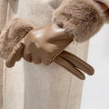 Fluffy Fur Cuff Gloves - DippedShop Wholesale - #7667