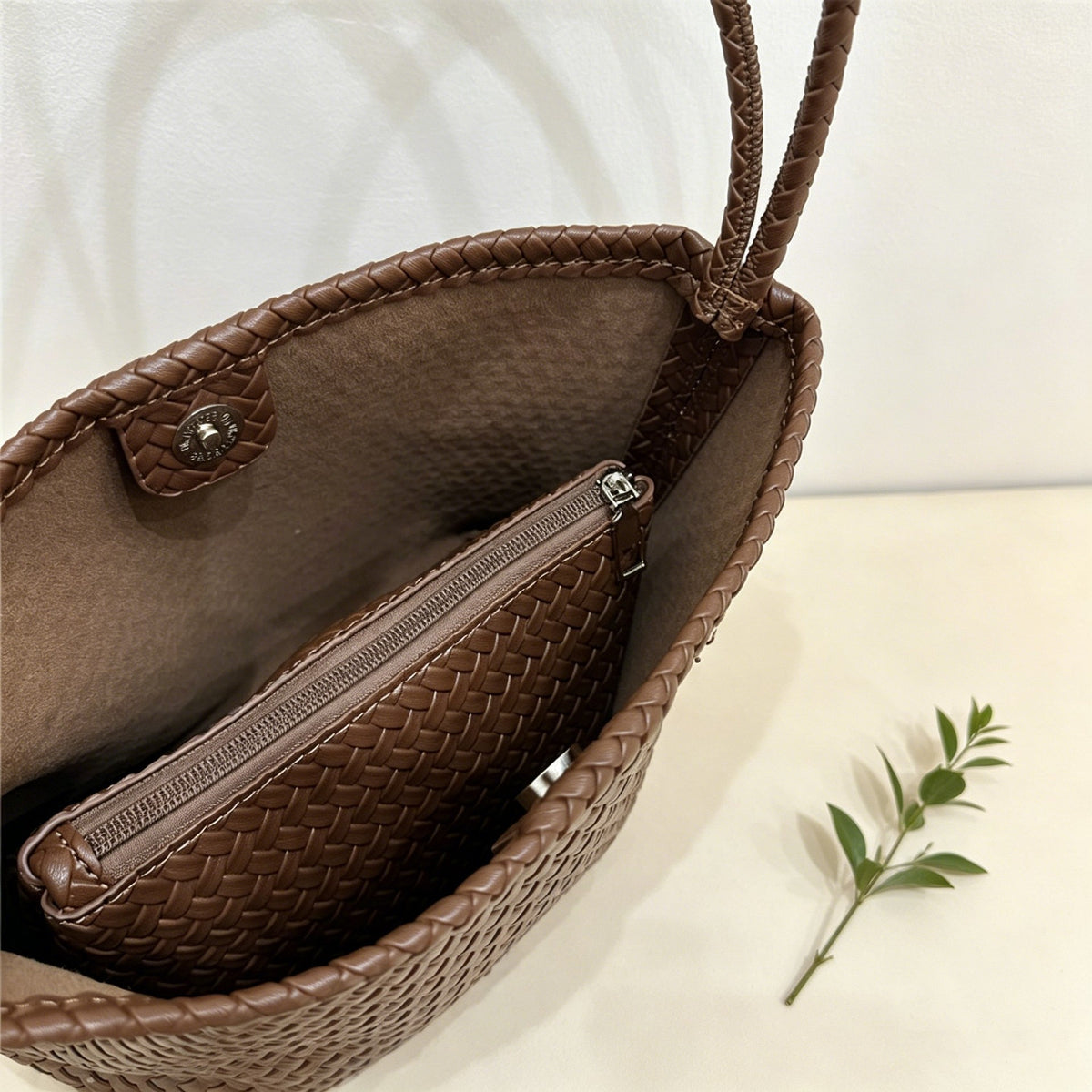 Casual Woven Solid Color Underarm - DippedShop Wholesale - #7891