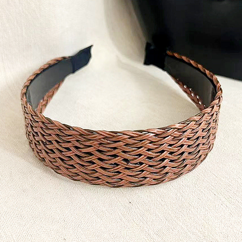 Vintage Solid Color Woven Wide - DippedShop Wholesale - #1011