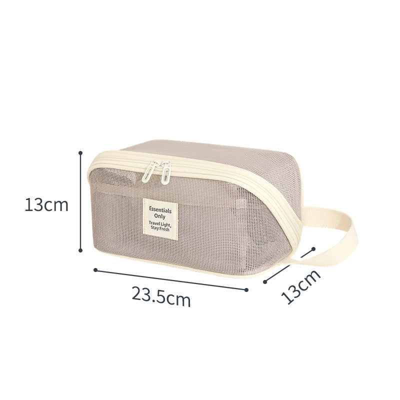 Casual Hollow Mesh Travel Portable - DippedShop Wholesale - #7491