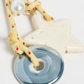Vintage Star Beaded Braided Keychain Bag Charm MK2ZCEP6W10BBC77