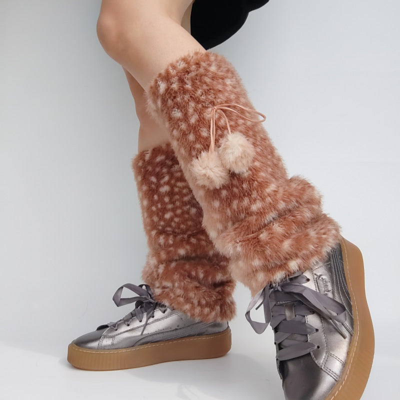 Plush Long Socks - DippedShop Wholesale - #1171