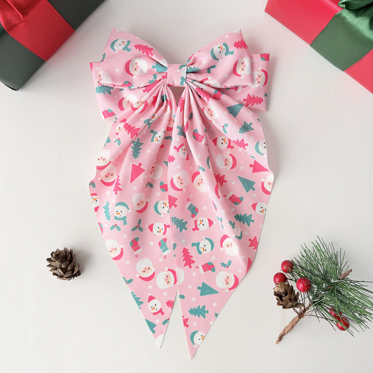 Christmas Snowflake Hair Scrunchie - DippedShop Wholesale - #1827